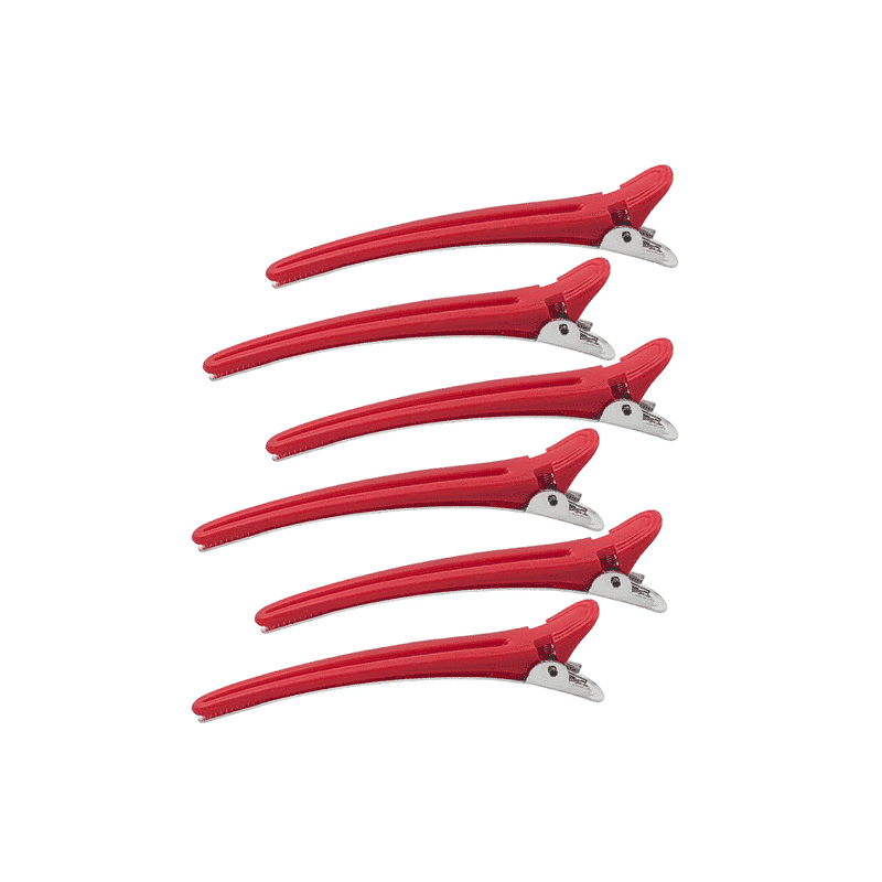 Sectioning Hair Clips - Red